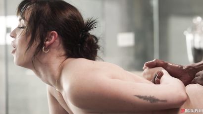 Isiah Maxwell's Wild Interracial Encounter Ignites Bathroom Passion Heat