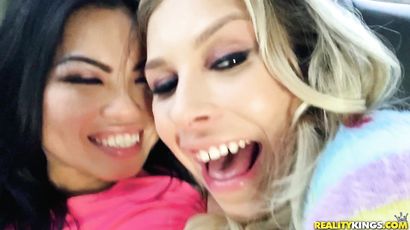 Cindy Starfall's Cute Passion Ignites Asian Latina Lesbian Heat