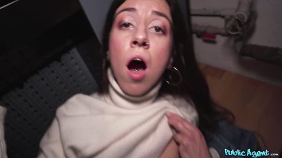 Katty West’s Public Cleaning with Petite Charm