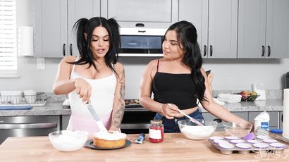 Summer Col's Kitchen Affair Drips with Wet Desire