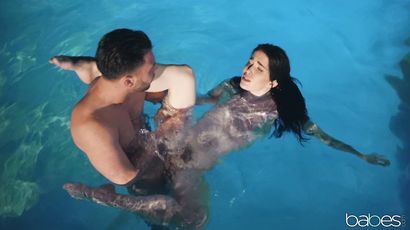 Seth Gamble's Wild Passion in a Steamy Pool Night