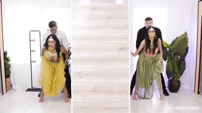 Kristof Cale Dominates in Wild Interracial Desi Scene