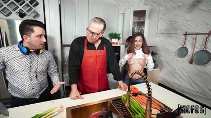 Scott Trainor's Sizzling Cooking Show with a Fiery Twist