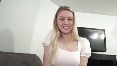 Naughty Blonde Teen's Huge Passion Ignites Wild POV Heat