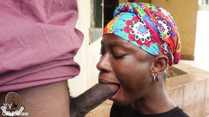 Ebony Teen's Outdoor Petite Play in Homemade Bliss