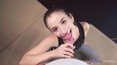 Sofia Smith Ignites Wild Yoga Passion in Gym