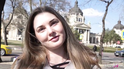 GERMAN SCOUT - CURVY NATURAL SCHOOLGIRL LUCIE TALK TO FUCK AT REAL PICKUP STREET CASTING - Big tits