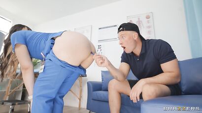 Charming teen nurses hot adult clip